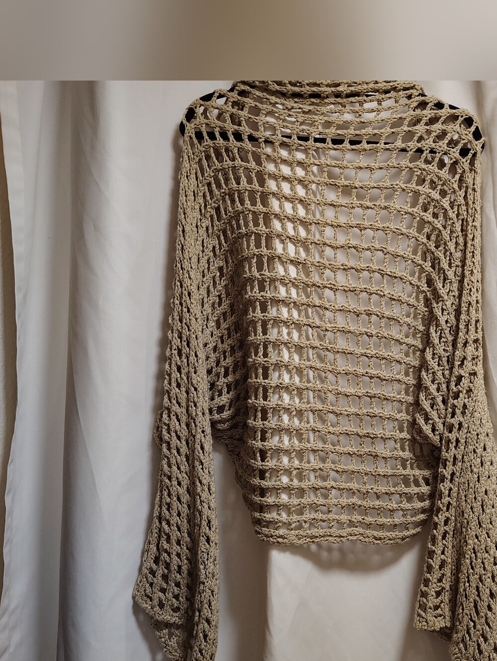 Free People Off The Shoulder Crochet Cardigan - Picture 5 of 9
